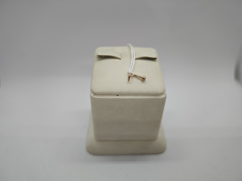 ПИРСИНГ В НОС с камнем (Au 585)