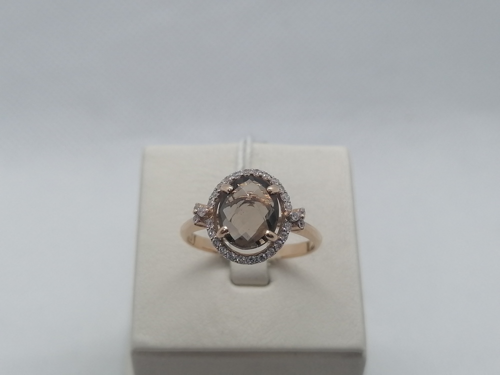 КОЛКМИ585 КОЛЬЦО С КАМНЯМИ (Au 585)