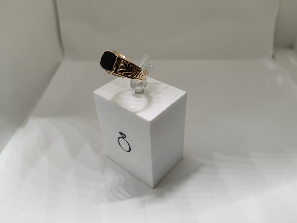 ПЕЧАТКА С КАМНЕМ (Au 585)