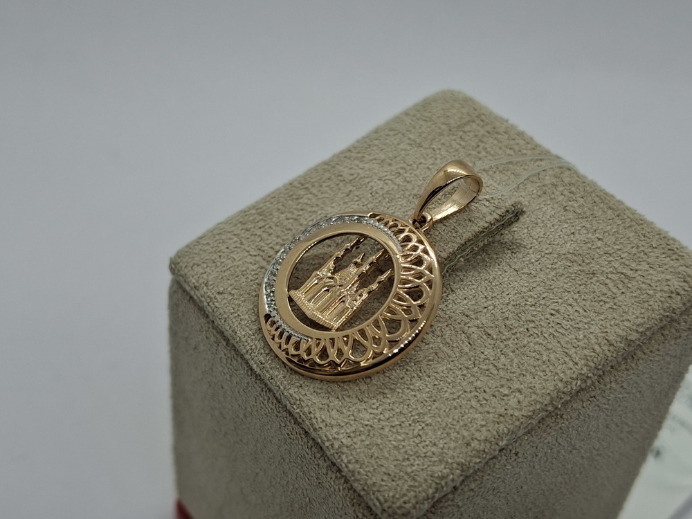 ПОДВЕСКА МЕЧЕТЬ с камнями (Au 585)