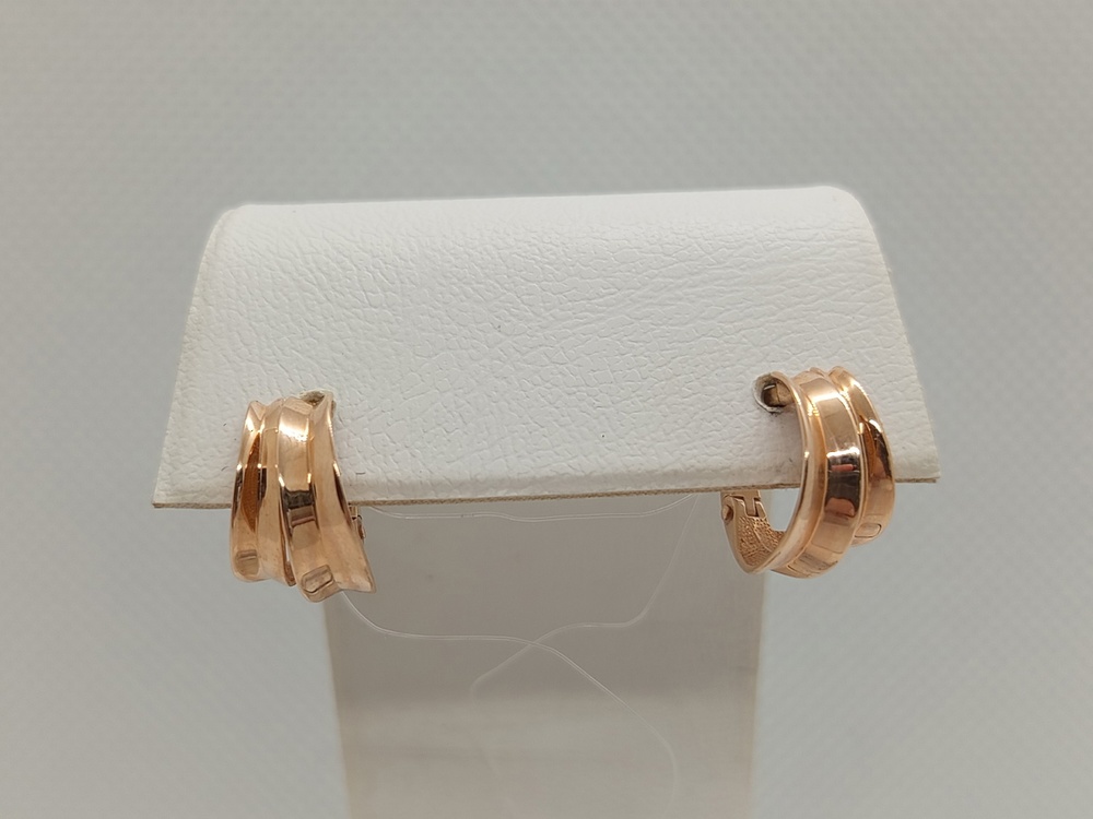 СЕРЬГИ БЕЗ КАМНЯ (Au 585)