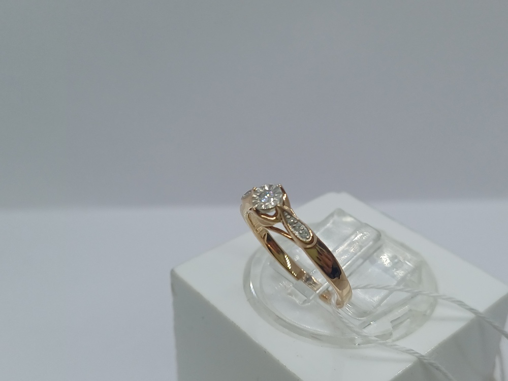 КОЛЬЦО БРИЛЛИАНТ Au 585