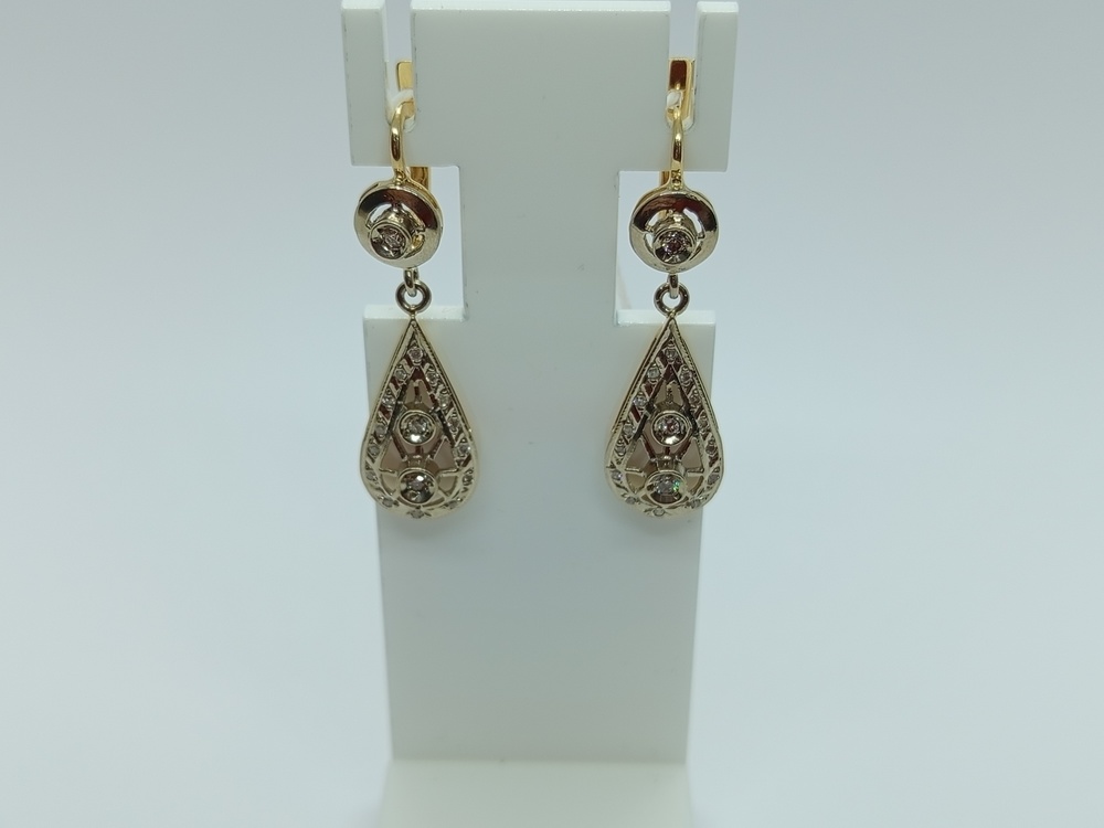 СЕРЬГИ БРИЛЛИАНТ (Au 585)