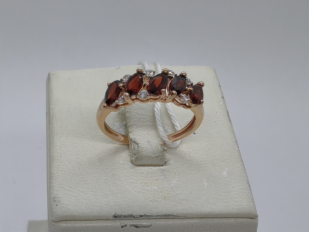 КОЛКМИ585 КОЛЬЦО С КАМНЯМИ (Au 585)