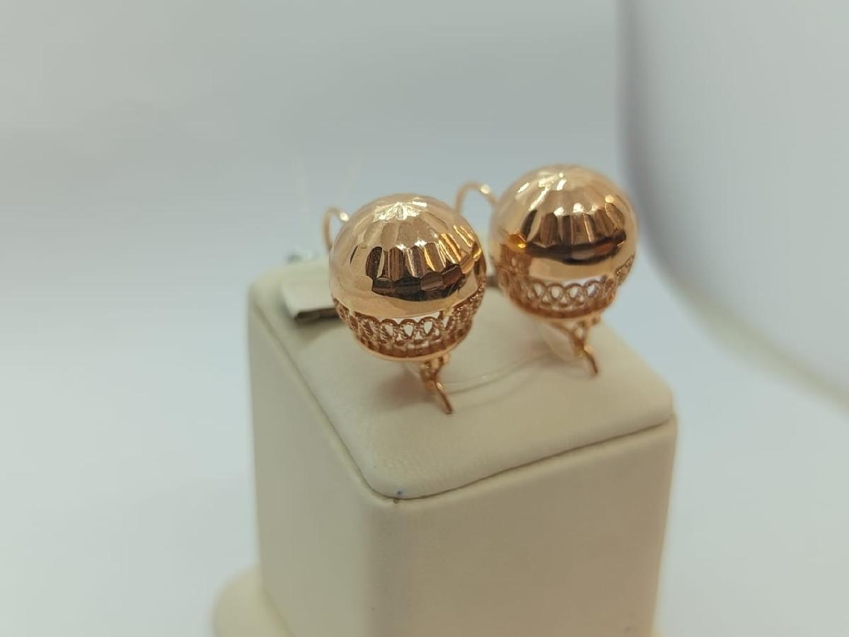 СЕРЬГИ С ПЕТЕЛЬКОЙ (Au 585)