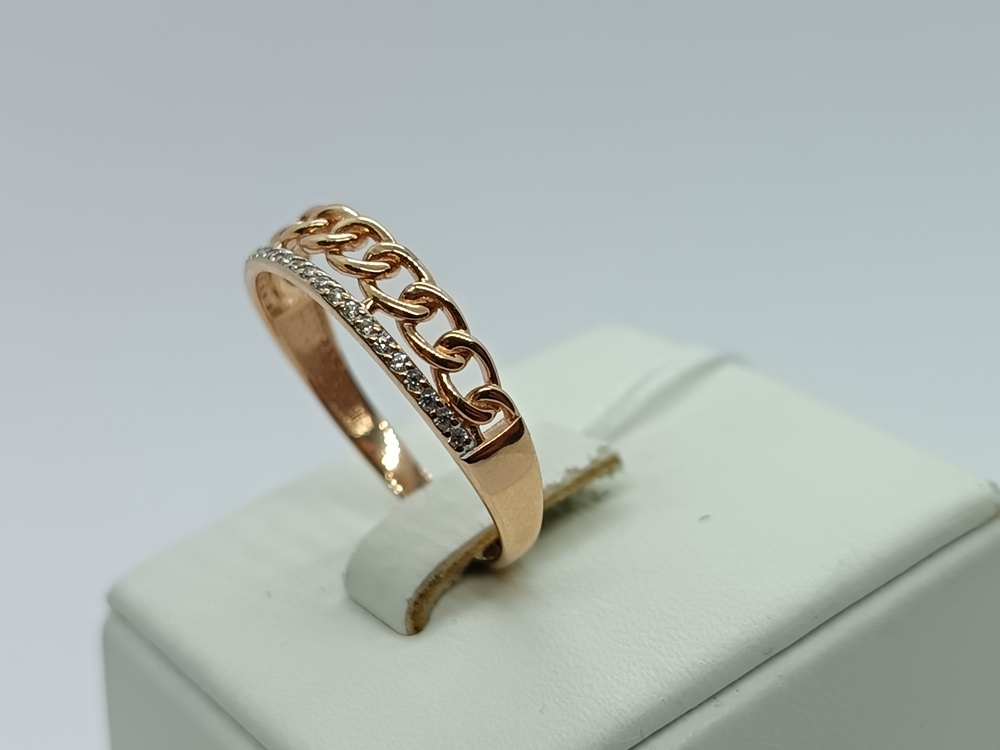 КОЛКМИ585 КОЛЬЦО С КАМНЯМИ (Au 585)