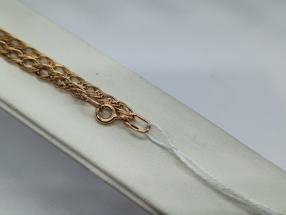 ЦЛР3585 ЦЕПЬ ПОЛНОВЕСНАЯ Ромб тройной (Au 585) ЦЛР3585 ЦЕПЬ ПОЛНОВЕСНАЯ Ромб тройной (Au 585)