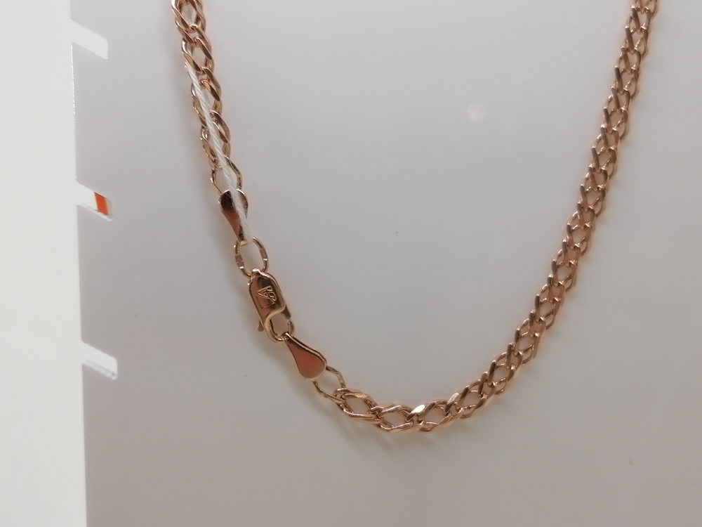 ЦЕПЬ ПОЛНОВЕСНАЯ Ромб двойной (Au 585)