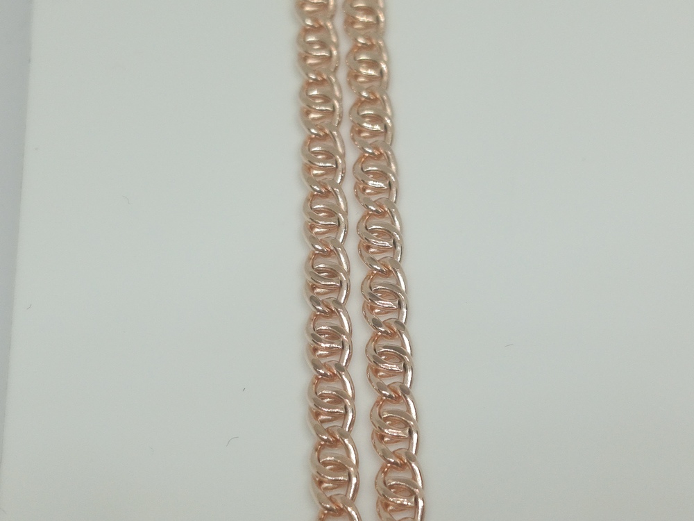 ЦЕПЬ ПУСТОТЕЛАЯ Птичий глаз(глаз пантеры) (Au 585)