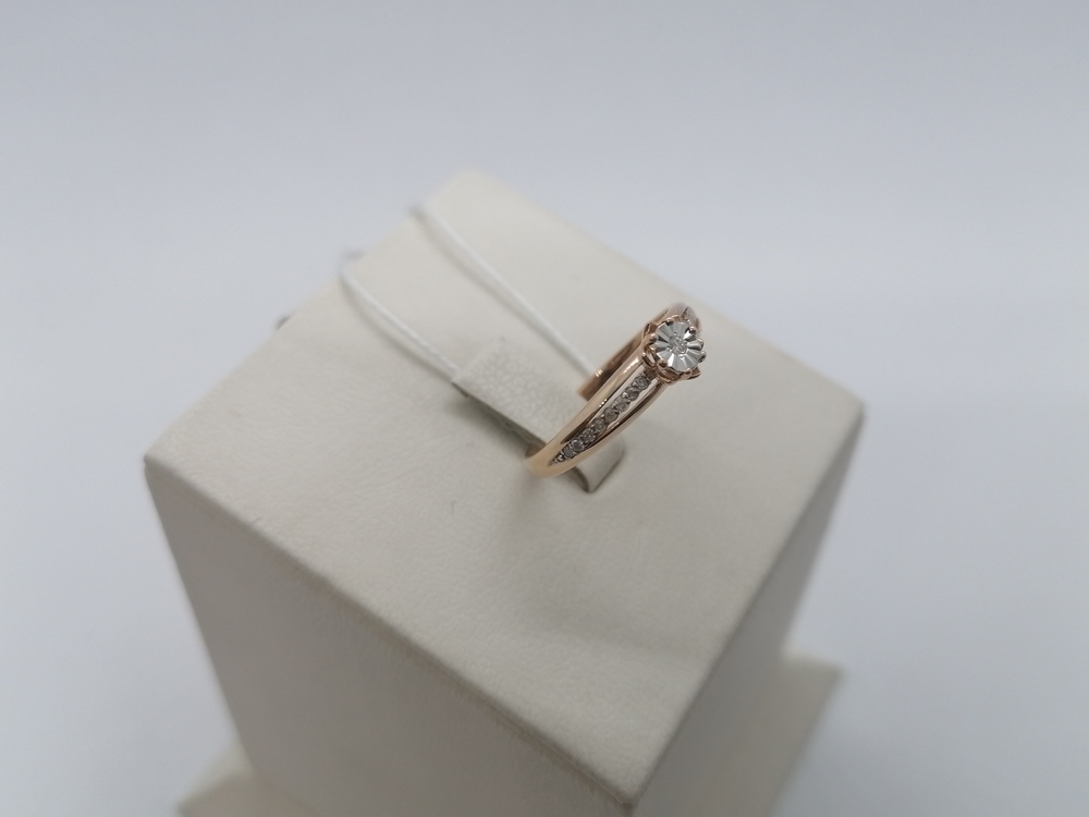 КОЛЬЦО БРИЛЛИАНТ Au 585