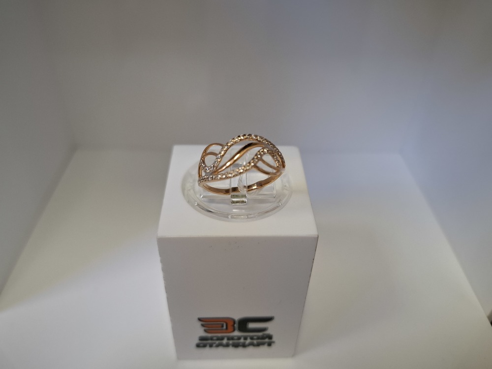 КОЛКМИ585 КОЛЬЦО С КАМНЯМИ (Au 585)