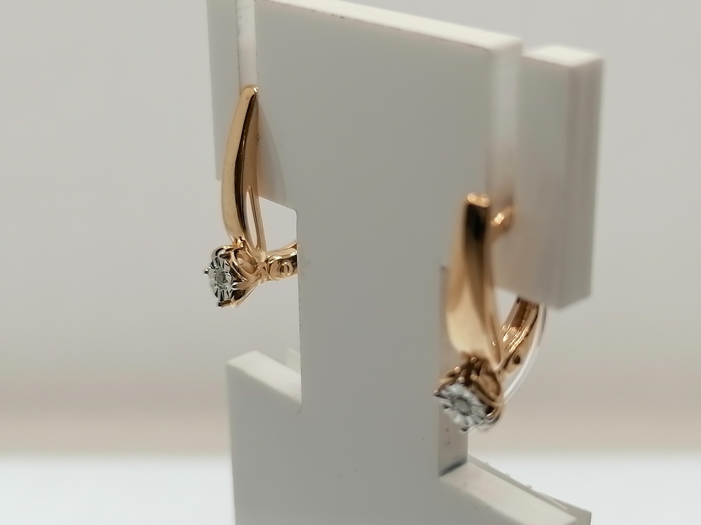 СЕРЬГИ БРИЛЛИАНТ (Au 585)