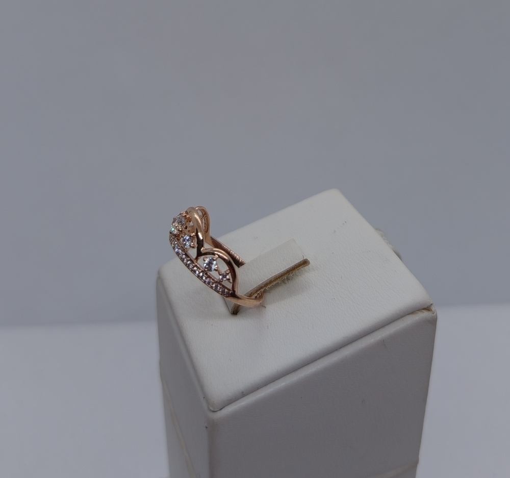 КОЛКМИ585 КОЛЬЦО С КАМНЯМИ (Au 585)