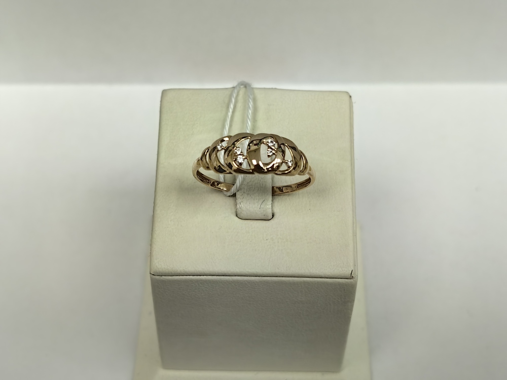 КОЛКМИ585 КОЛЬЦО С КАМНЯМИ (Au 585)
