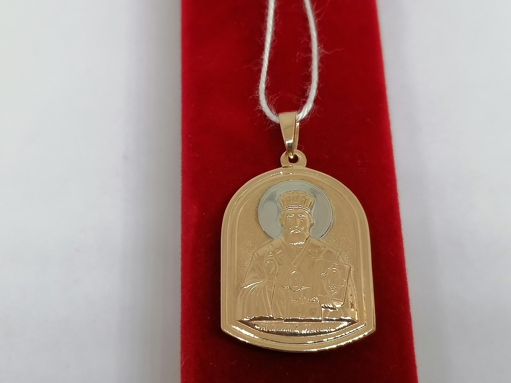 ПОДИБК585 ПОДВЕСКА ИКОНА БЕЗ КАМНЯ (Au 585)