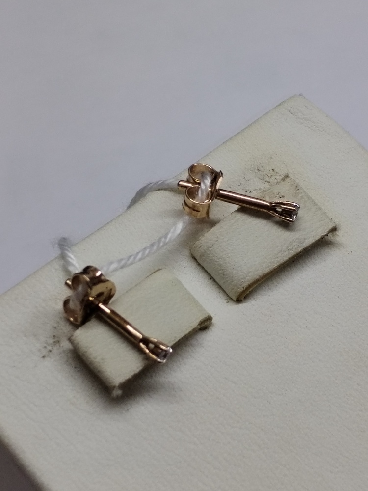 СЕРЬГИ ПУСЕТЫ (Au 375)