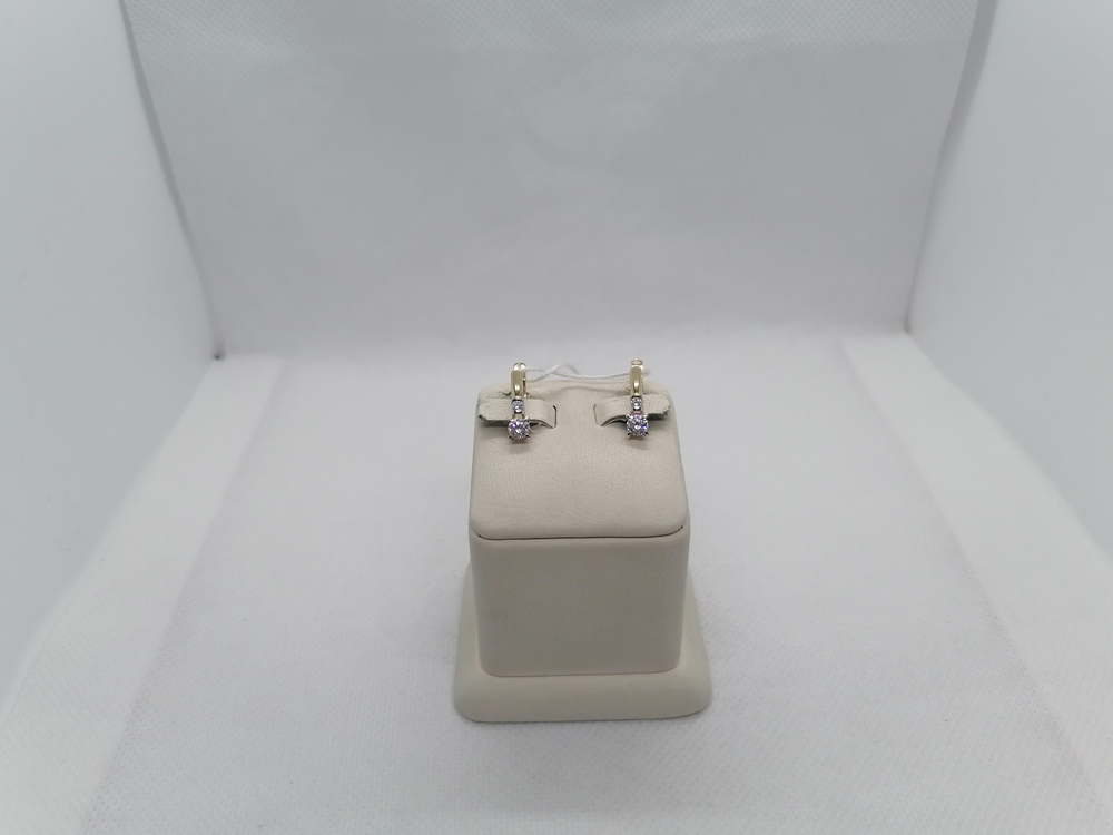 СКМИ585 СЕРЬГИ С КАМНЯМИ (Au 585)