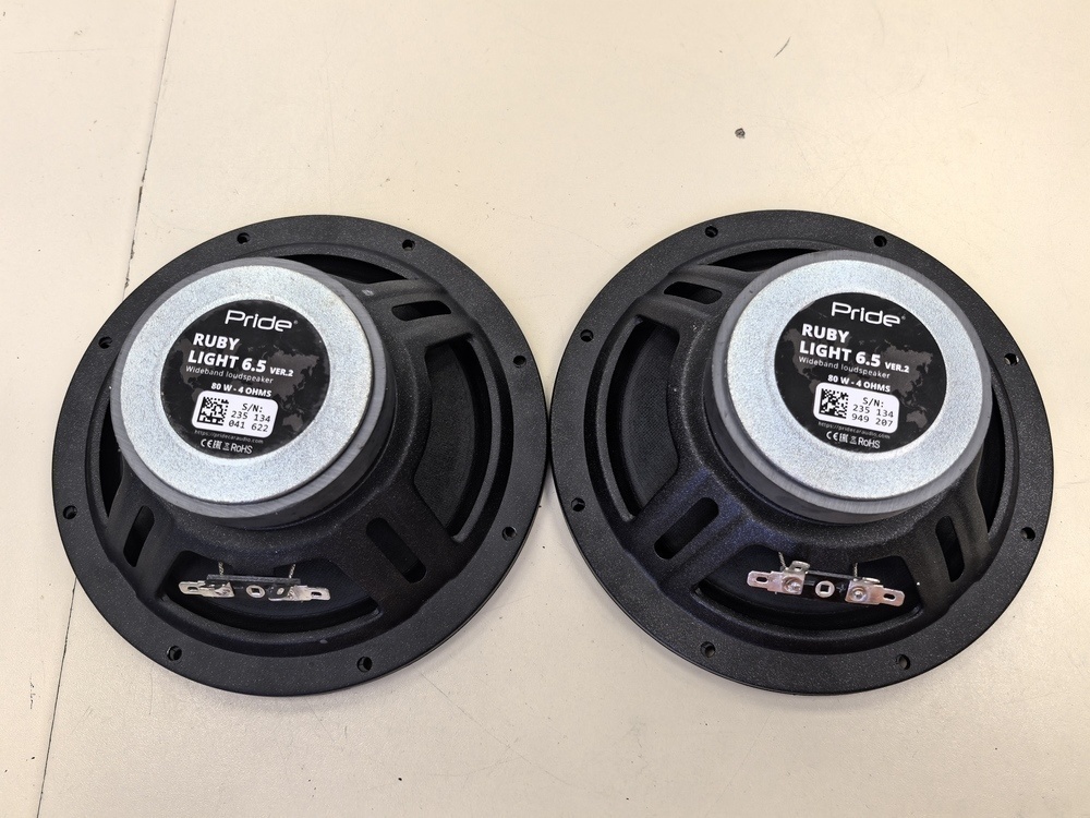 Автоакустика передняя Pride Ruby 6.5 V2