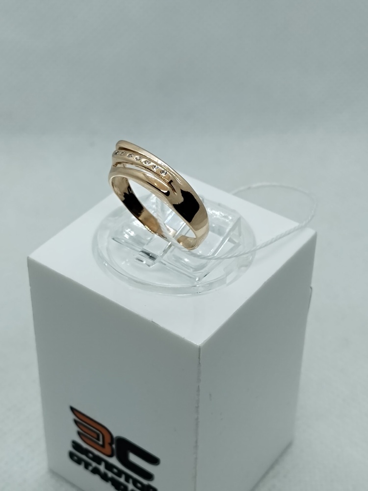 КОЛКМИ585 КОЛЬЦО С КАМНЯМИ (Au 585)