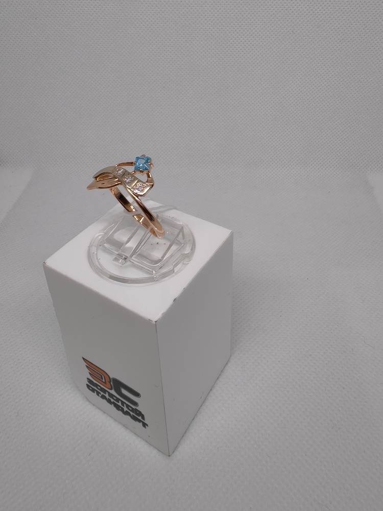 КОЛКМИ585 КОЛЬЦО С КАМНЯМИ (Au 585)