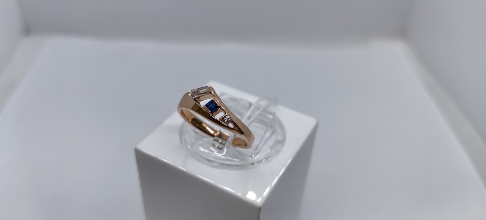 КОЛКМИ585 КОЛЬЦО С КАМНЯМИ (Au 585)