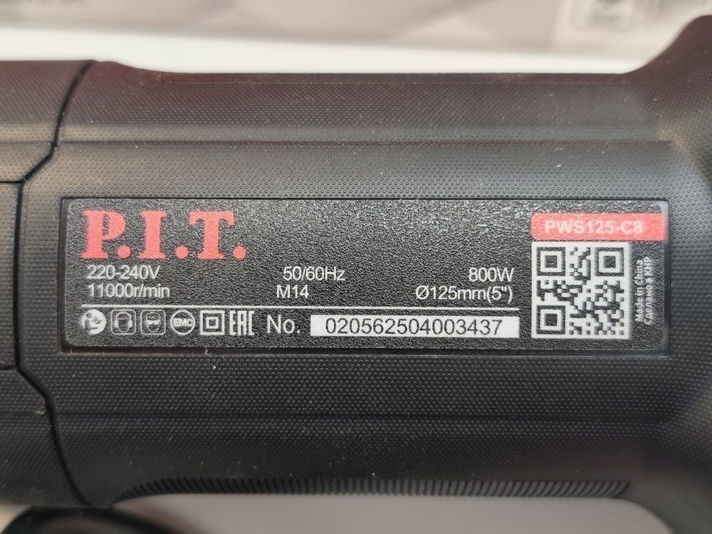 Угловая шлифмашина P.I.T. PWS125-С8