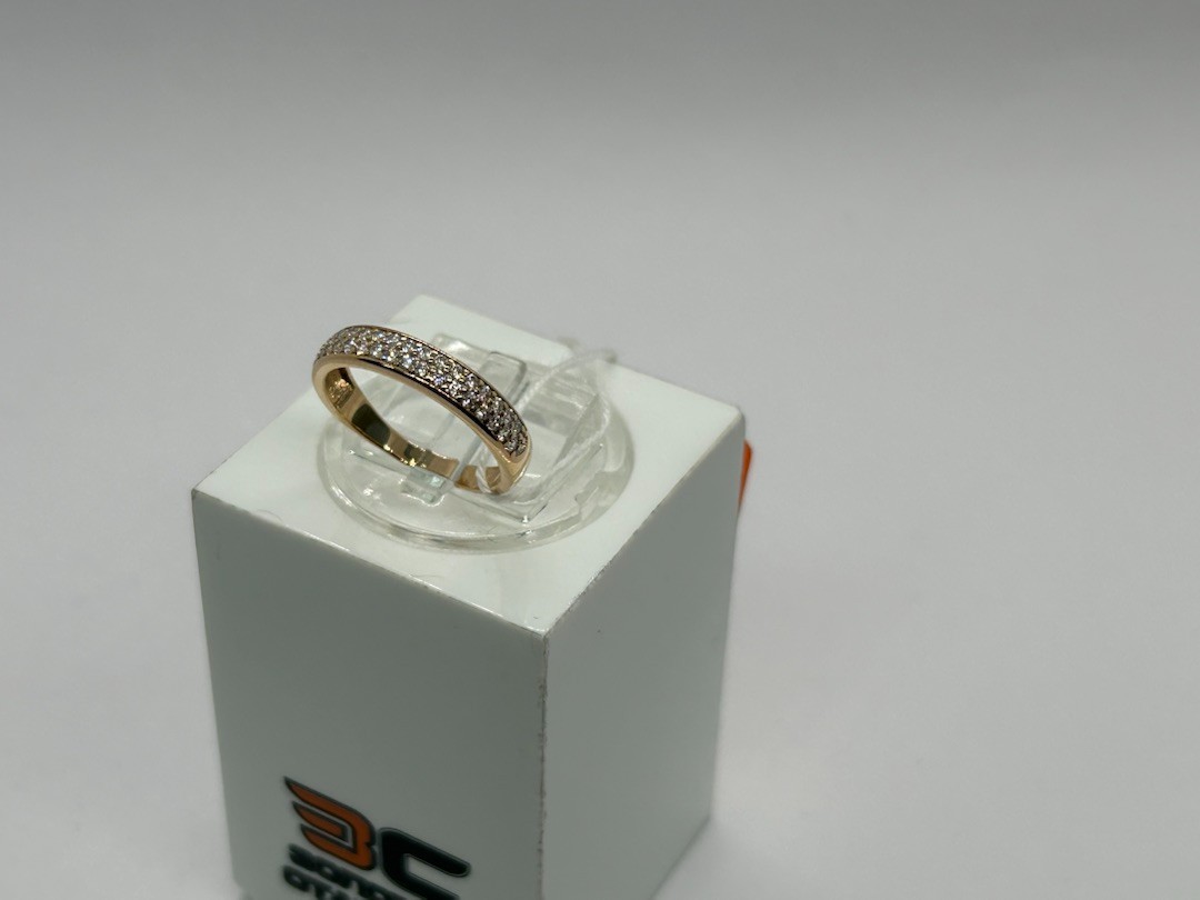 КОЛЬЦО С КАМНЯМИ (Au 585)