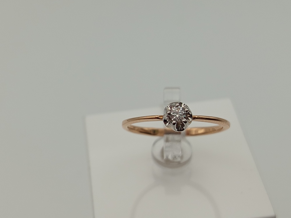 КОЛЬЦО БРИЛЛИАНТ Au 585