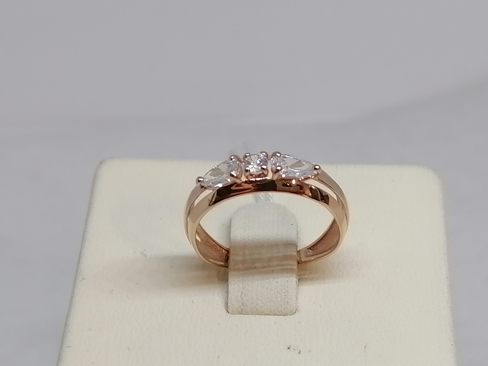 КОЛКМИ585 КОЛЬЦО С КАМНЯМИ (Au 585)