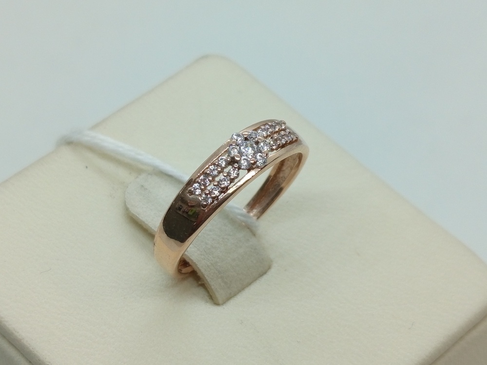 КОЛКМИ585 КОЛЬЦО С КАМНЯМИ (Au 585)