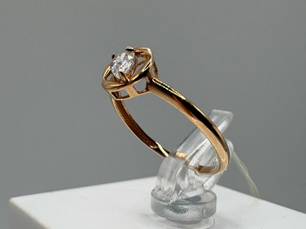 КОЛЬЦО С КАМНЕМ (Au 585)