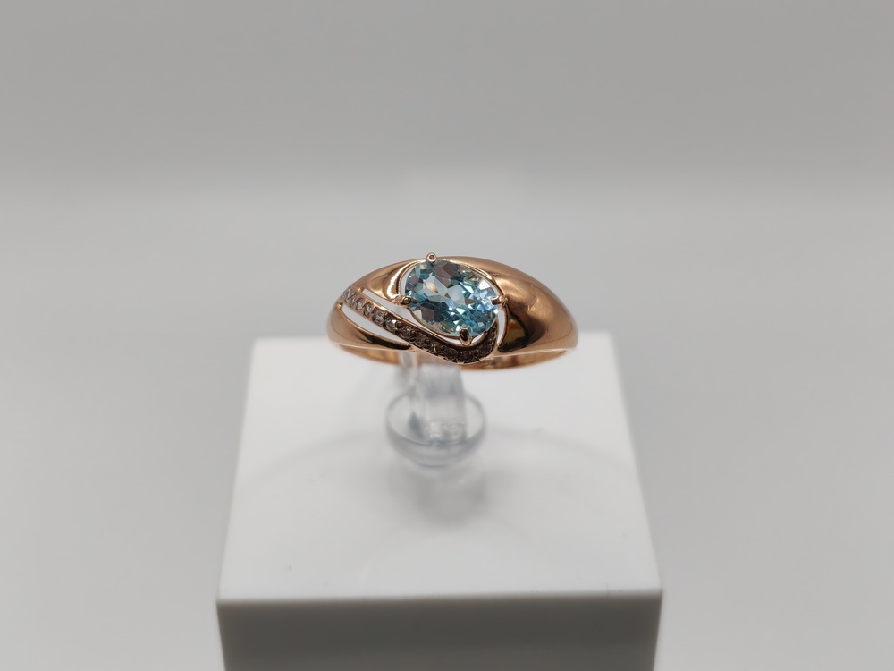 КОЛКМИ585 КОЛЬЦО С КАМНЯМИ (Au 585)