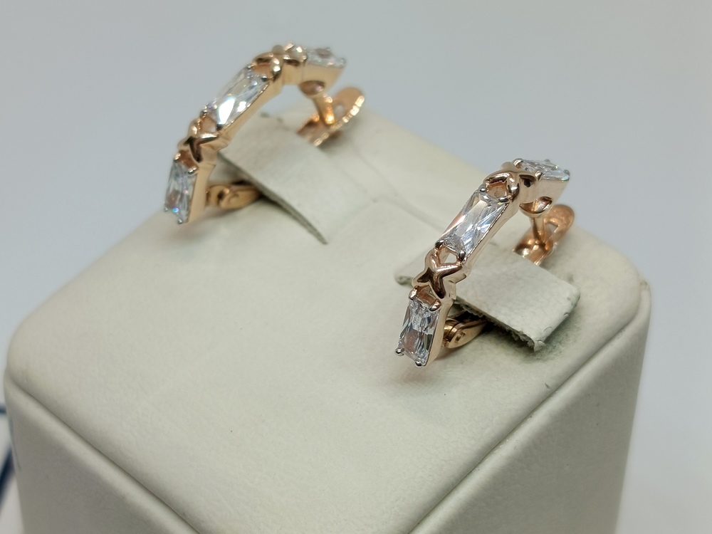 СЕРЬГИ С КАМНЯМИ (Au 585)