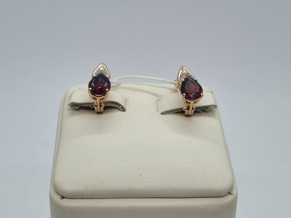 СЕРЬГИ С КАМНЯМИ (Au 585)