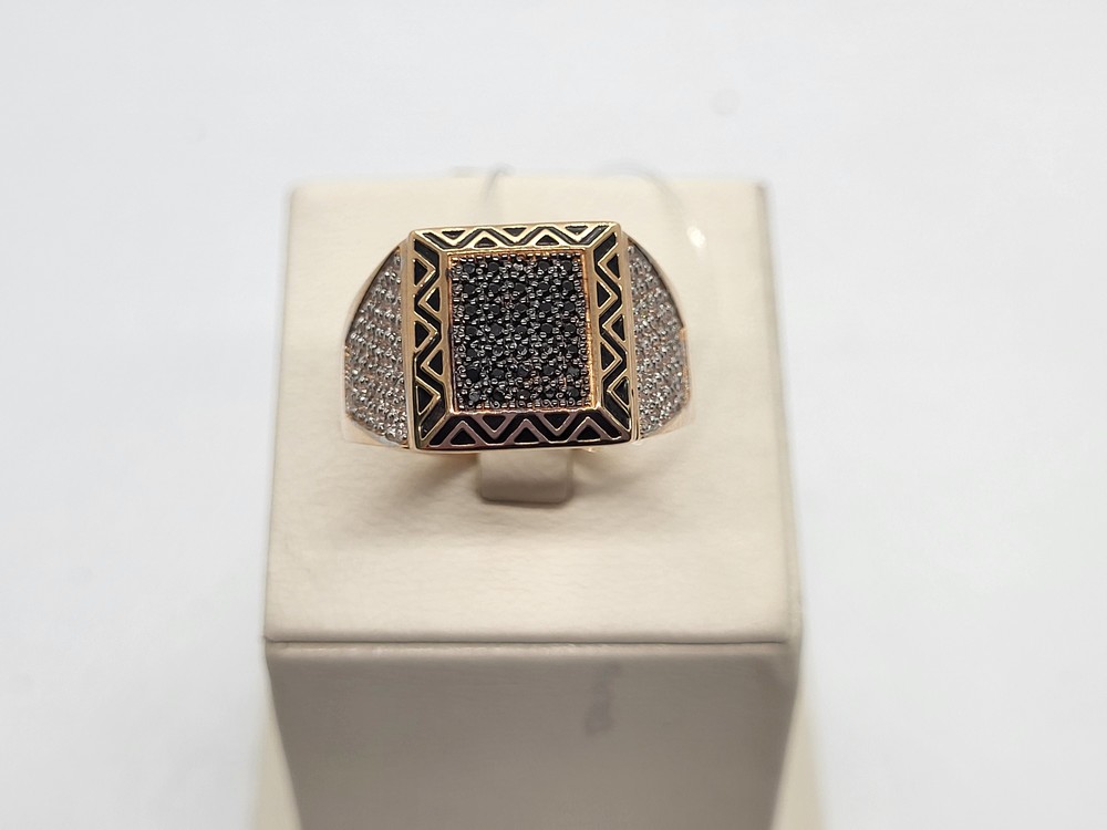 ПЕЧАТКА С КАМНЯМИ (Au 585)