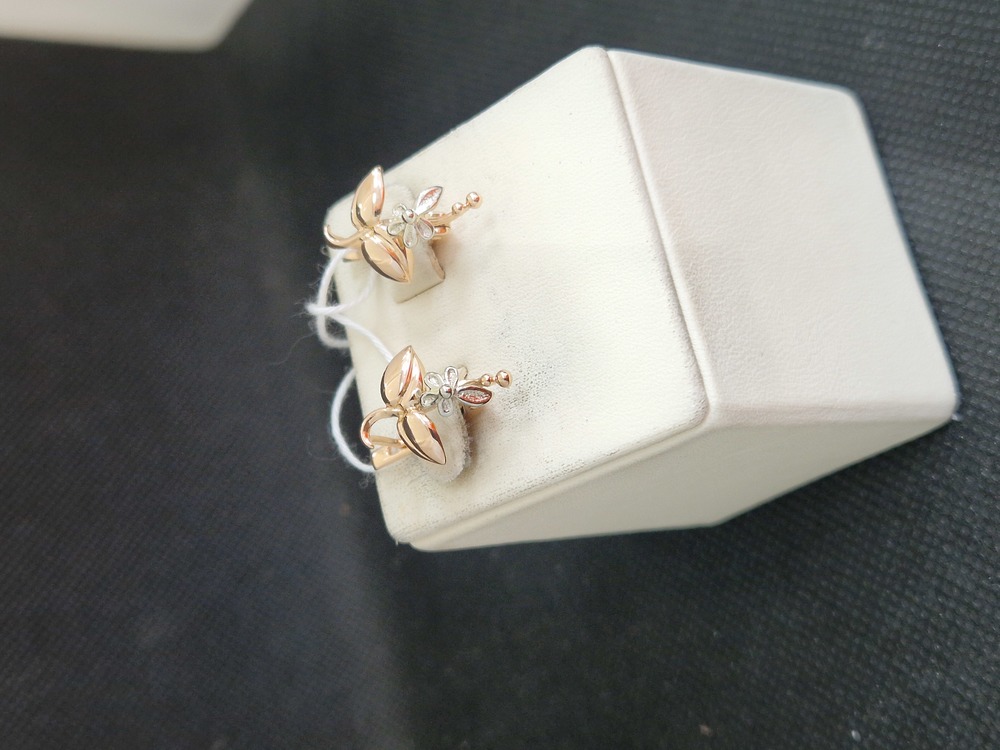 СЕРЬГИ БЕЗ КАМНЯ (Au 583)