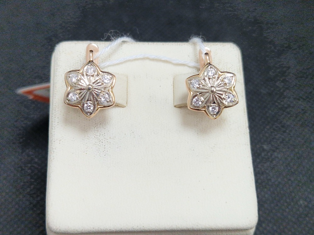 СЕРЬГИ БРИЛЛИАНТ (Au 585)