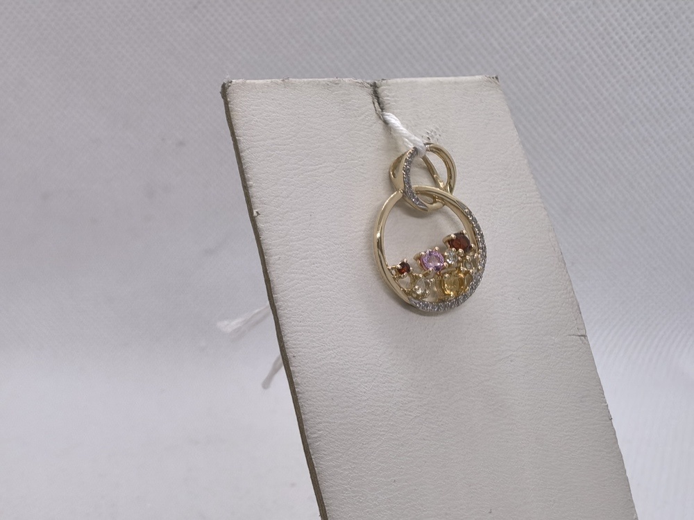 ПОДКМИ585 ПОДВЕСКА С КАМНЯМИ (Au 585) ПОДКМИ585 ПОДВЕСКА С КАМНЯМИ (Au 585)