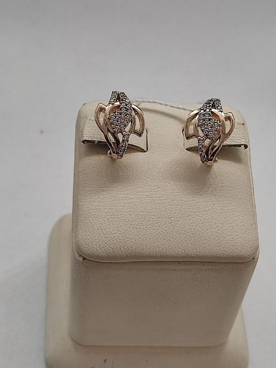 СЕРЬГИ С КАМНЯМИ (Au 585)