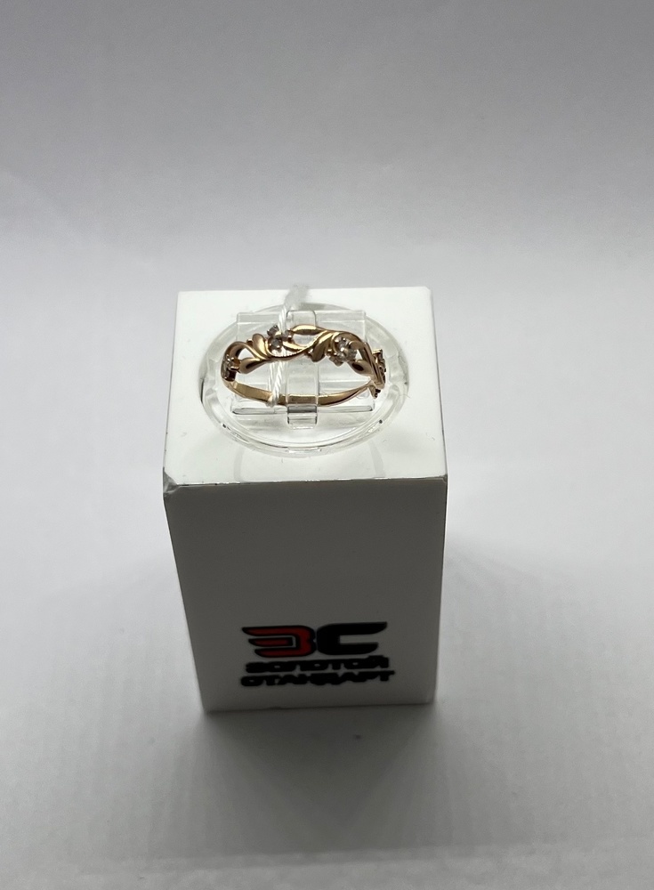 КОЛКМИ585 КОЛЬЦО С КАМНЯМИ (Au 585)
