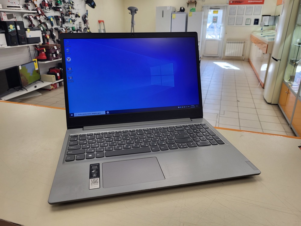 Ноутбук Lenovo IdeaPad S145-15API; Ryzen 5 3500U, Radeon Vega 8, 4 Гб, 256 Гб, Нет
