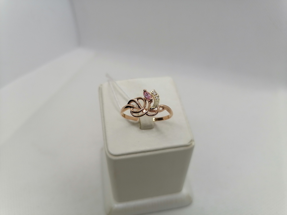 КОЛКМИ585 КОЛЬЦО С КАМНЯМИ (Au 585)