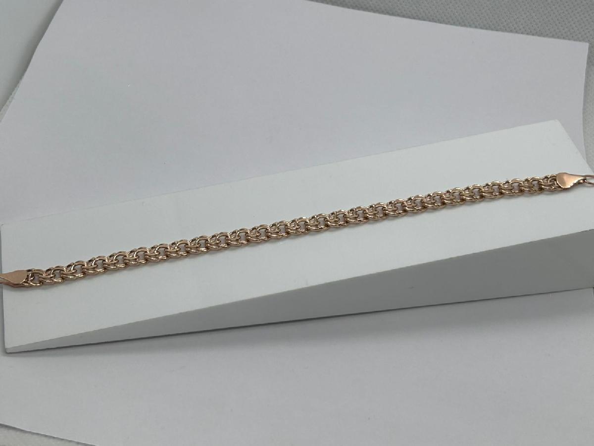 670009023 БРАСЛЕТ ПУСТОТЕЛЫЙ Бисмарк (Au 585)