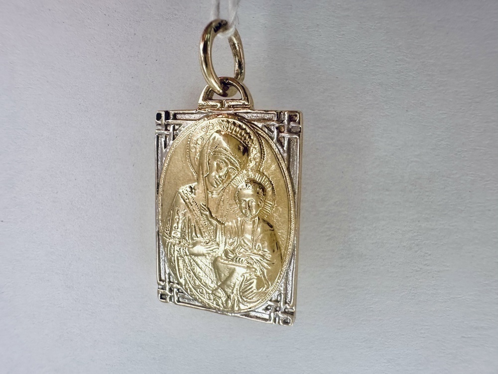 ПОДИБК585 ПОДВЕСКА ИКОНА БЕЗ КАМНЯ (Au 585)