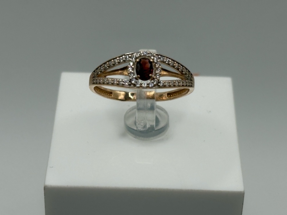 КОЛКМИ585 КОЛЬЦО С КАМНЯМИ (Au 585)