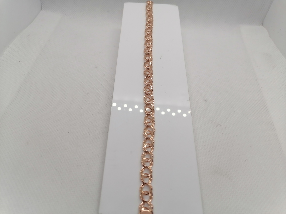 БЛБ585 БРАСЛЕТ ПОЛНОВЕСНЫЙ Бисмарк (Au 585)