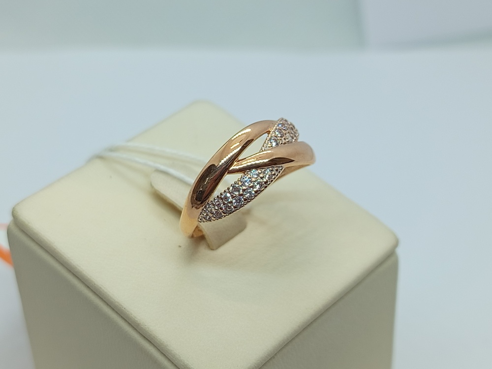КОЛКМИ585 КОЛЬЦО С КАМНЯМИ (Au 585)