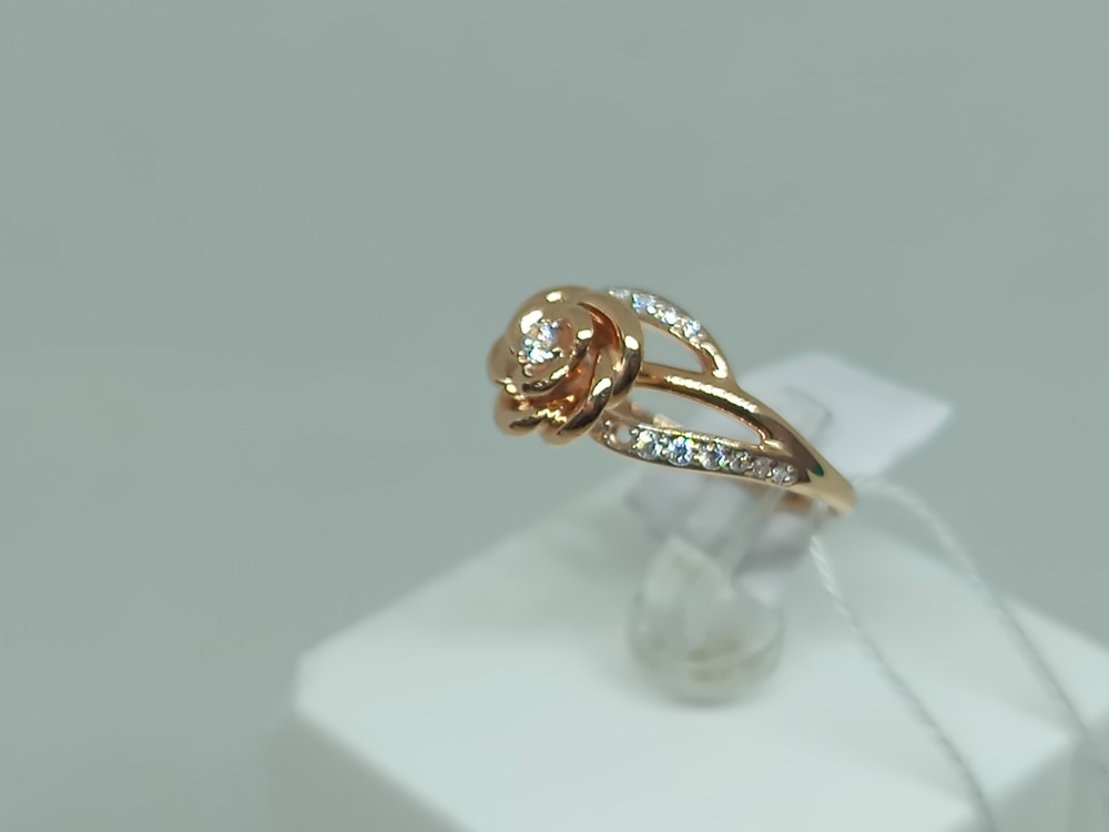 КОЛКМИ585 КОЛЬЦО С КАМНЯМИ (Au 585)