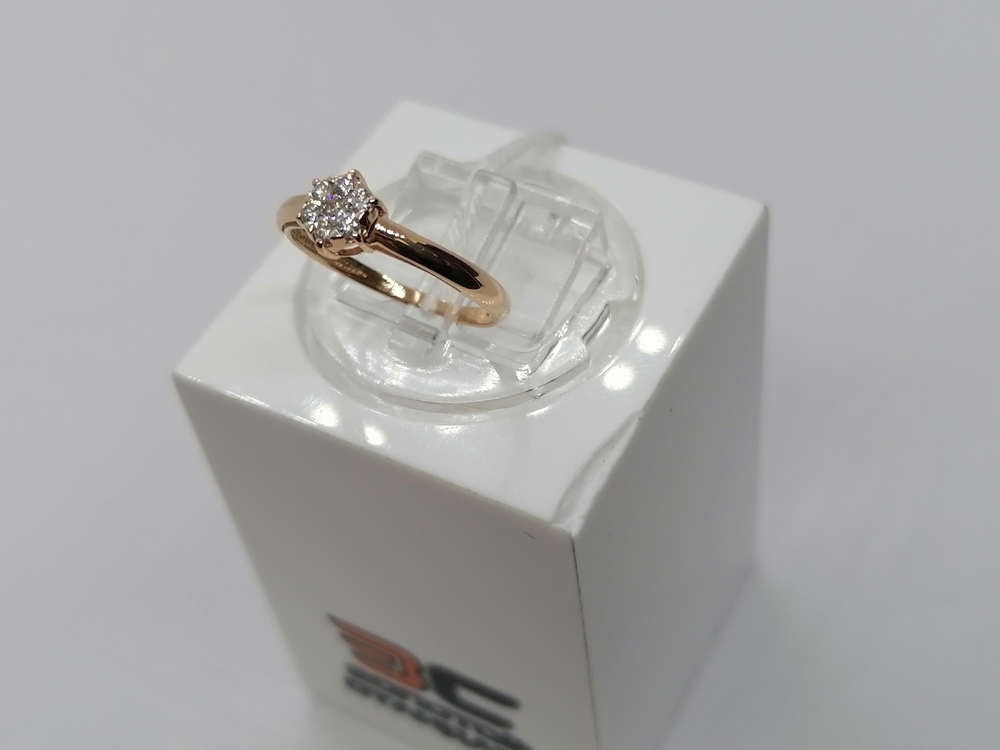 КОЛЬЦО БРИЛЛИАНТ Au 585