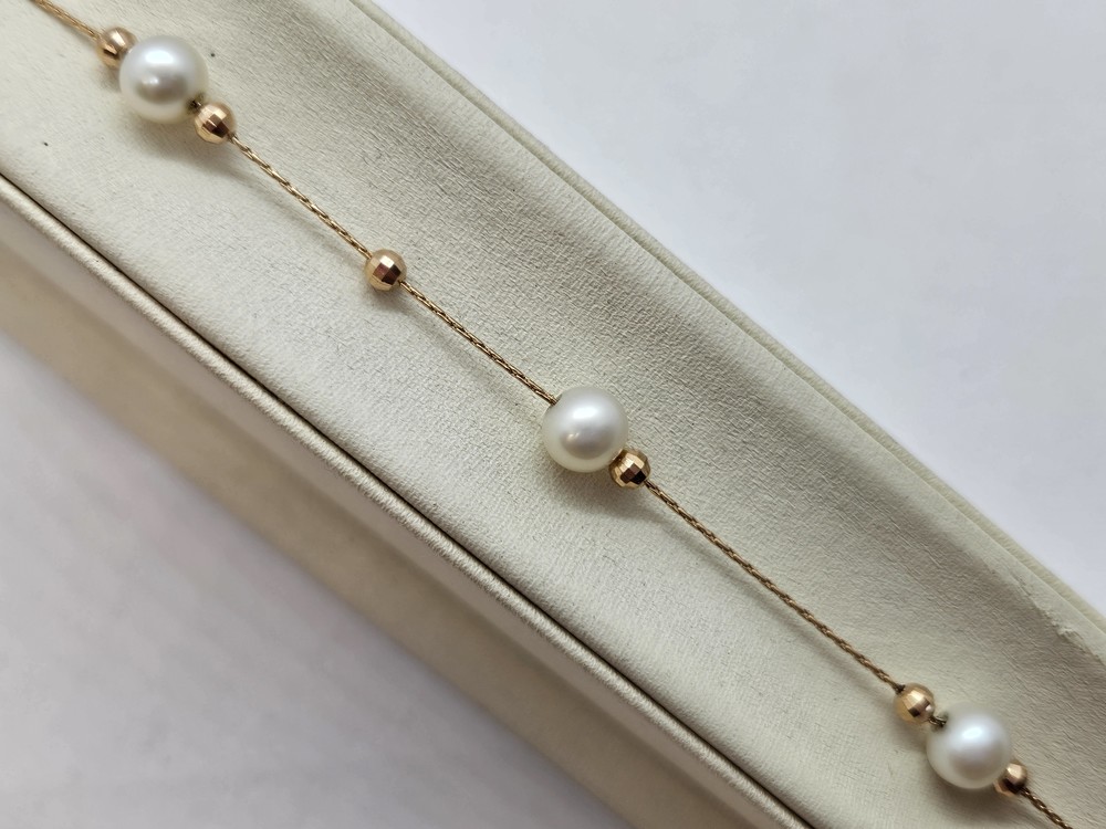 БРАСЛЕТ С КАМНЯМИ (Au 585)